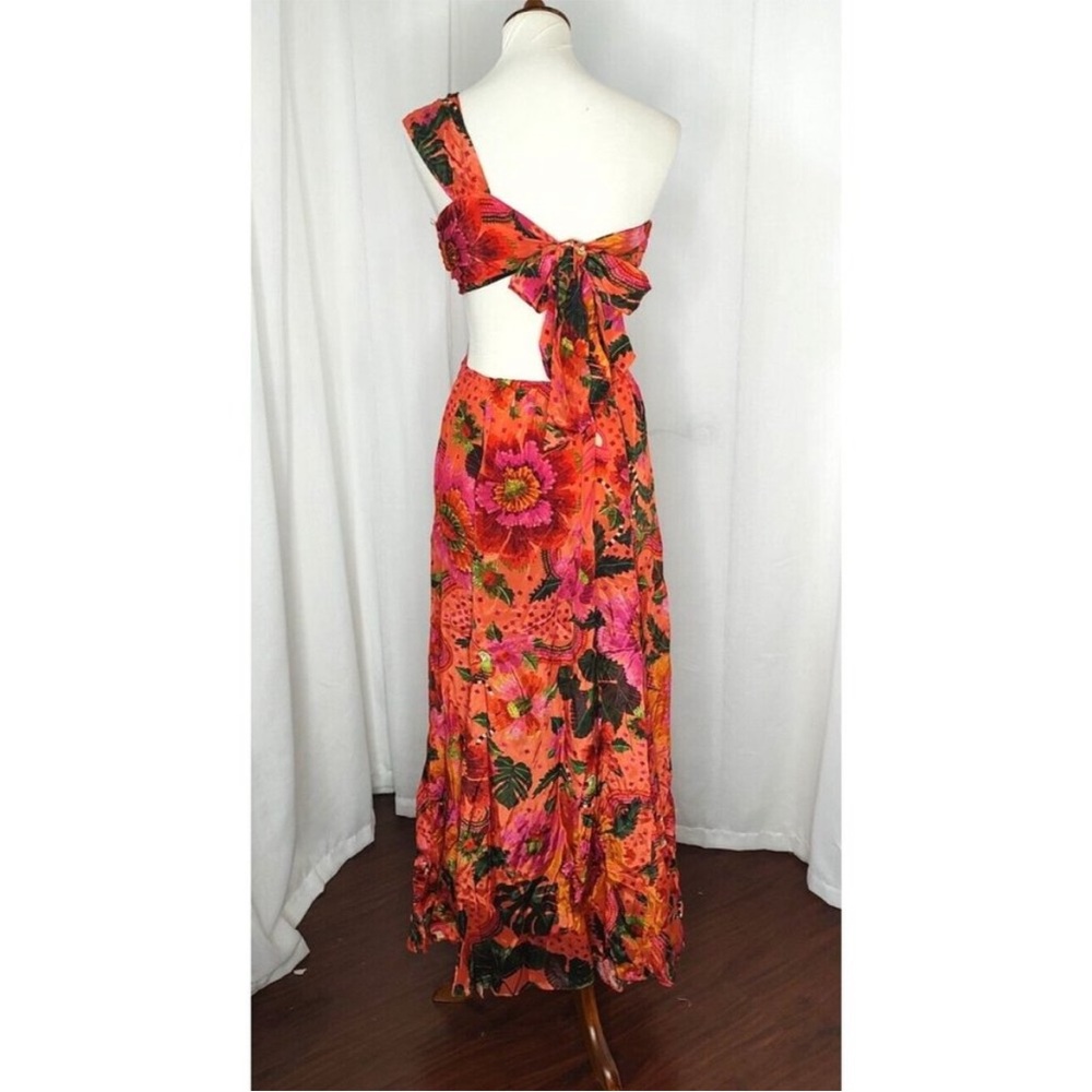 FARM Rio Multicolor Floral One-Shoulder Maxi Dress - Picture 5 of 5